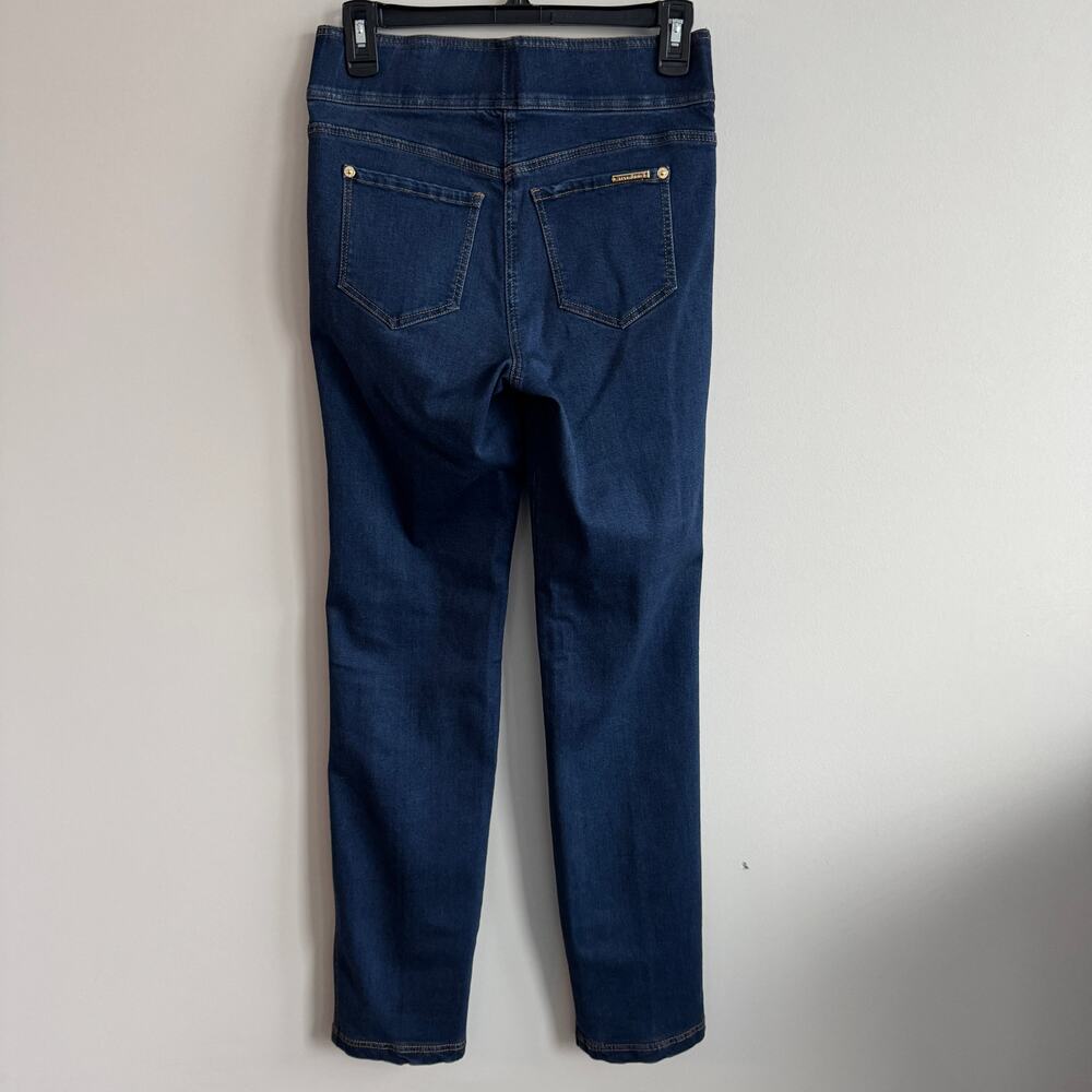 Peter Nygard Slims Skinny Stretch Jeans Pull On Elastic Waist Denim 6/8 Small - Picture 6 of 7